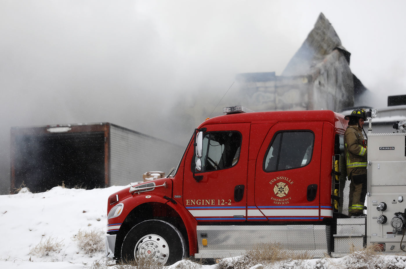 Bryan Stock Trail Structure Fire